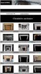Mobile Screenshot of cheminees-anciennes.com
